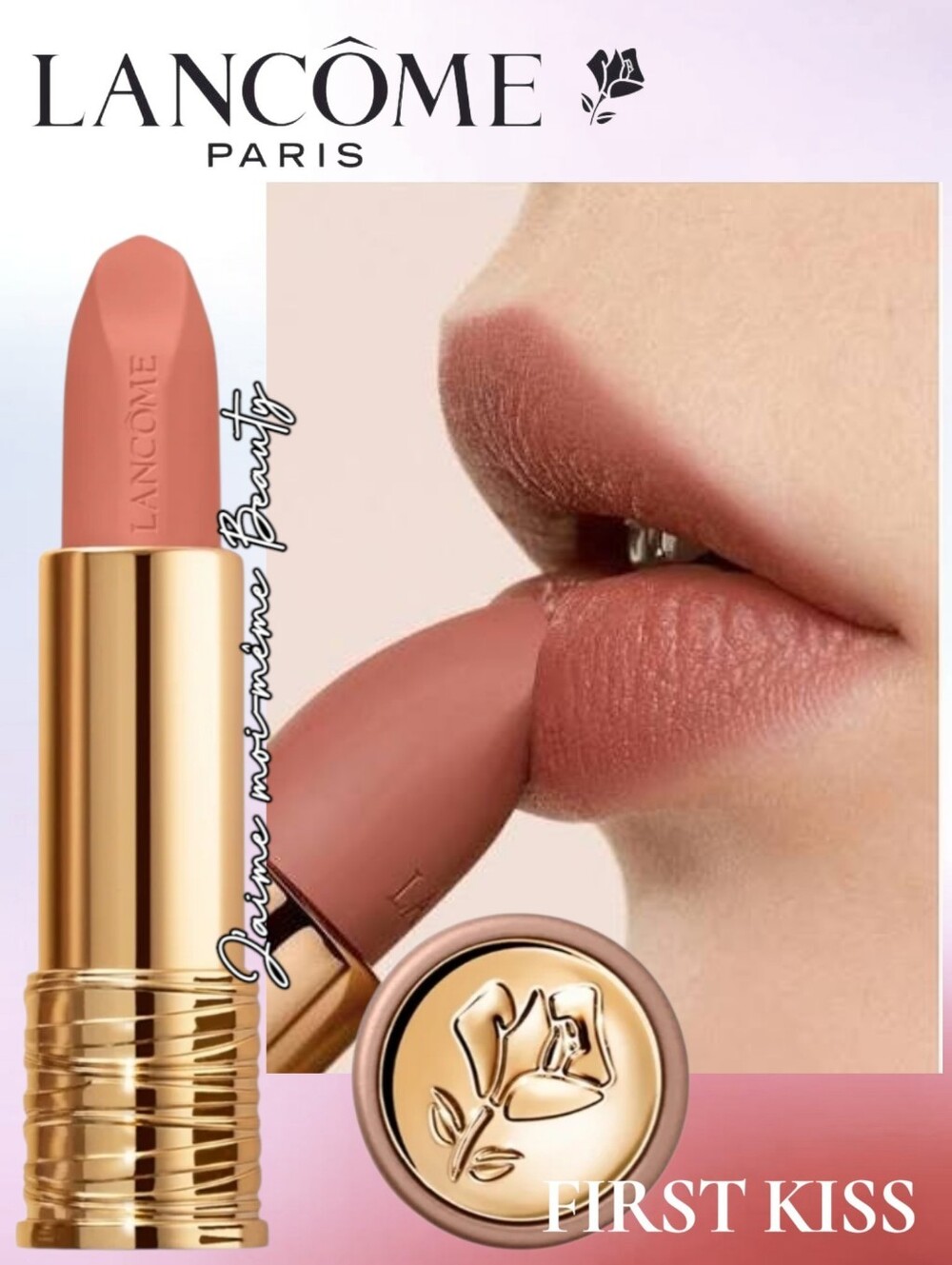 Lancome Soft Matte Lipstick First Kiss (Warm Peachy Brown)